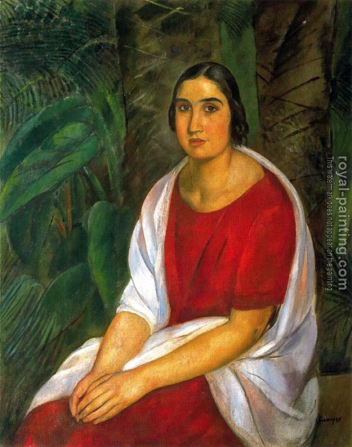 Joaquim Sunyer De Miro : Retrato de Montserrat Gomis